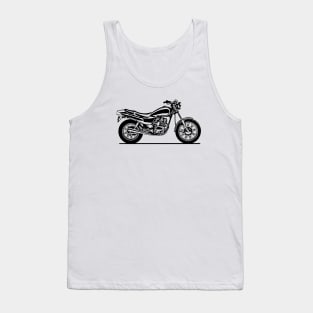 Nighthawk 650 Motorcycle Sketch Art Tank Top